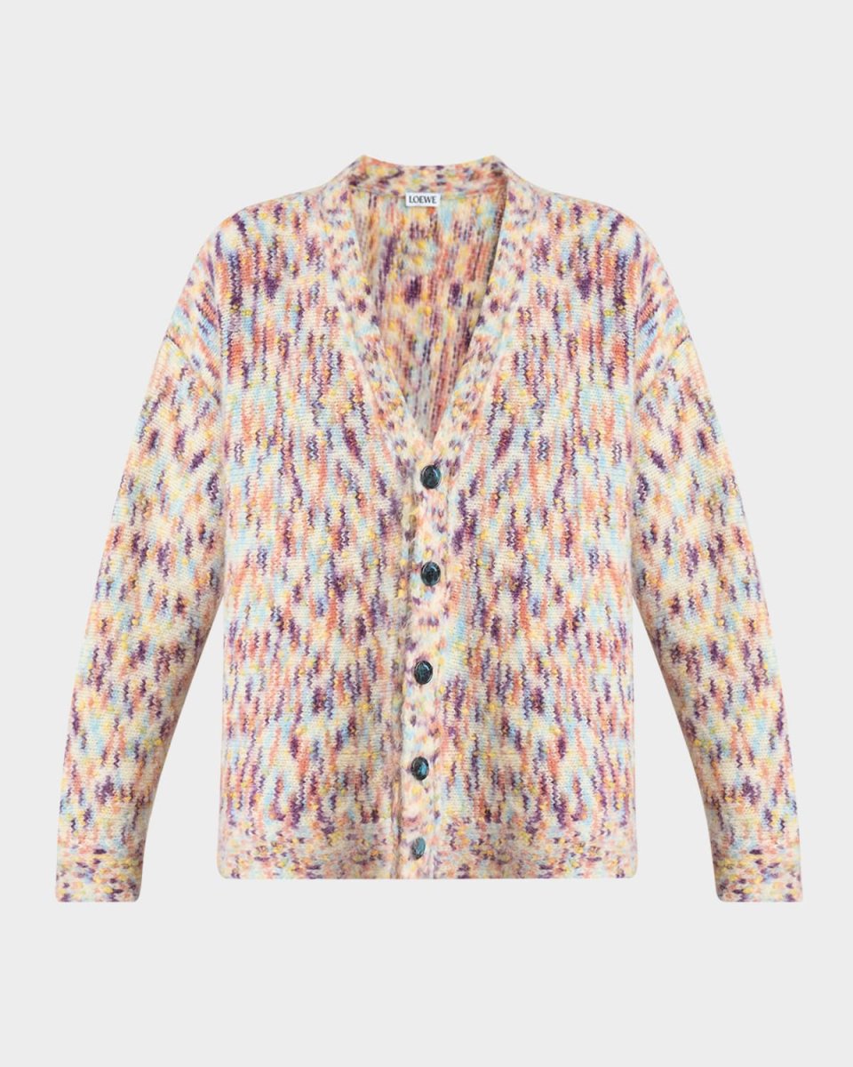 Multicolor V-Neck Cardigan